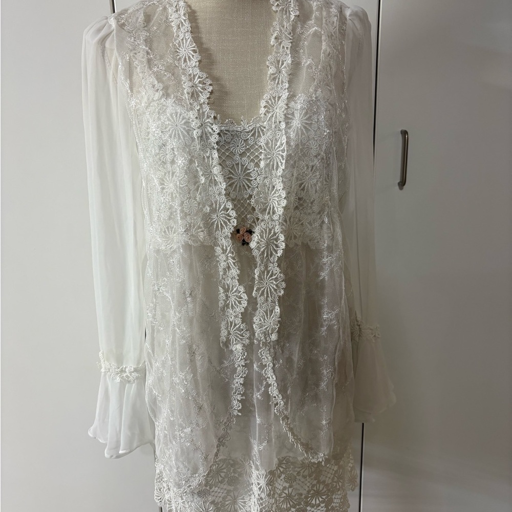 Romy Cream Textured Fabric